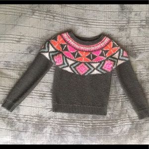 colorful cozy sweater